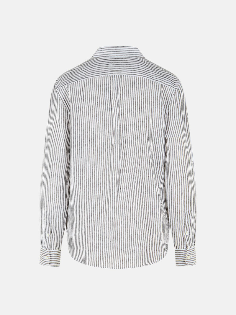 Polo Ralph Lauren BROWN LINEN SHIRT outlook