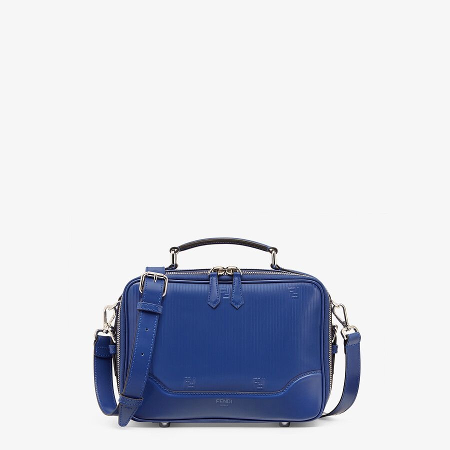 Blue leather bag - 1