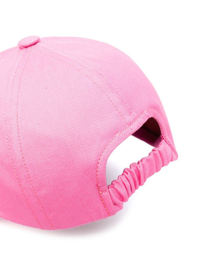 PATOU logo-patch cotton hat outlook
