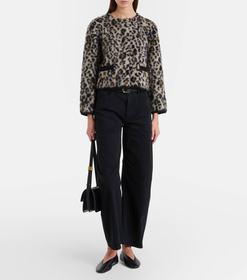 NILI LOTAN Tribeca cotton twill barrel-leg pants outlook