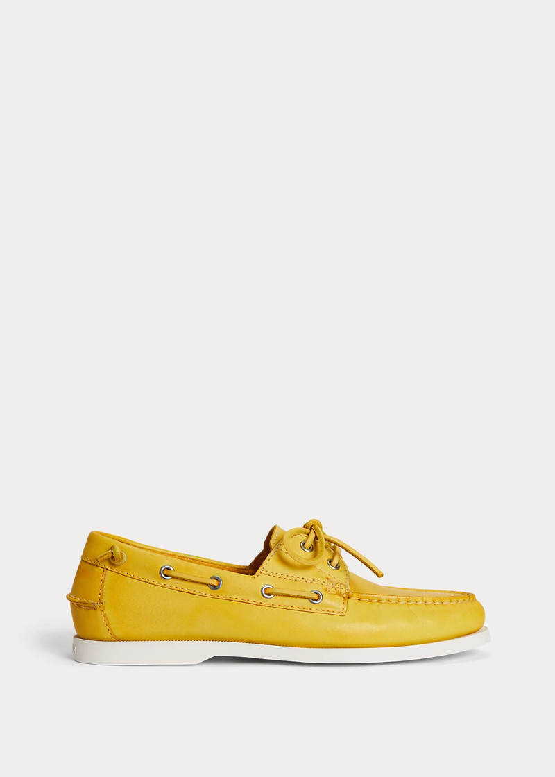Merton Dip-Dyed Leather Boat Shoe 1