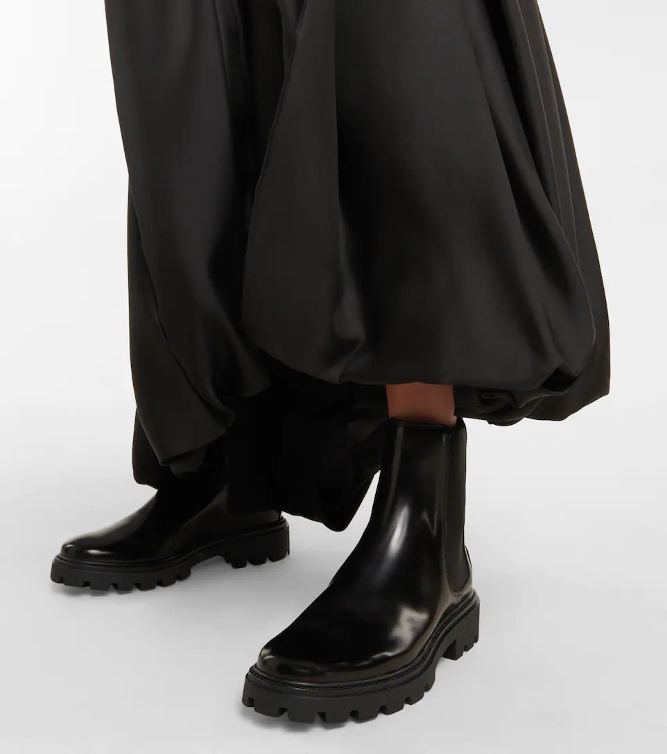 Patent leather Chelsea boots - 4