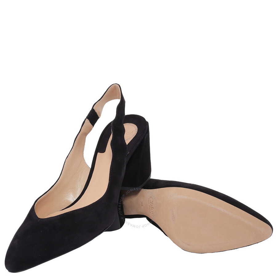 Chloe Laurena Suede Slingback Pumps - 2