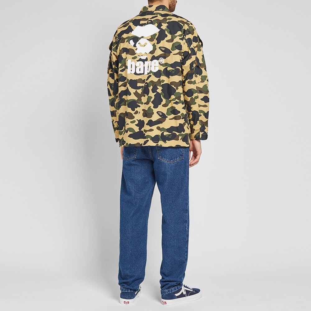 A Bathing Ape 1st Camo Tactical Military Shirt - 9