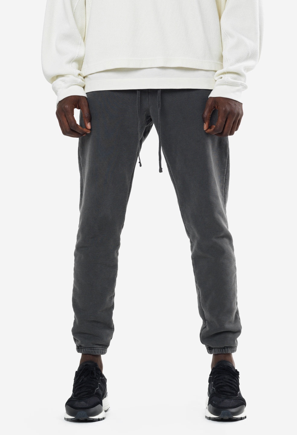 Thermal Lined LA Sweatpants / Washed Black - JOHN ELLIOTT