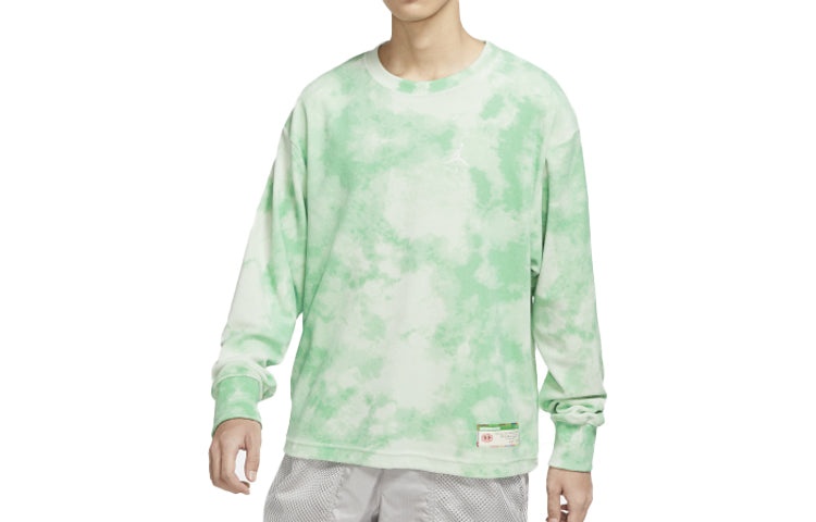 Air Jordan x J Balvin Tie Die Long Sleeves T-Shirt 'Green' DR3103-316 - 3
