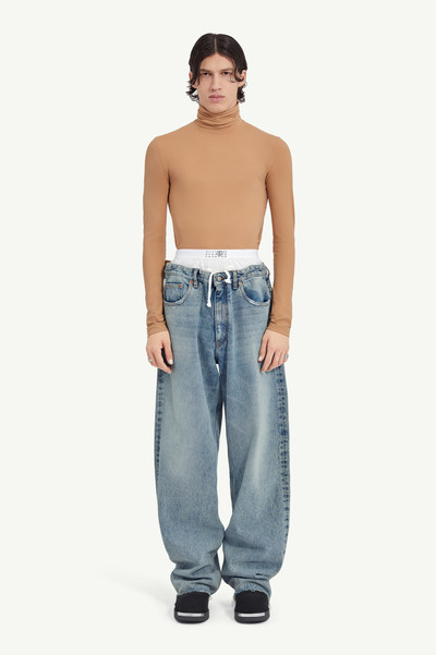 MM6 Maison Margiela Layered jeans outlook