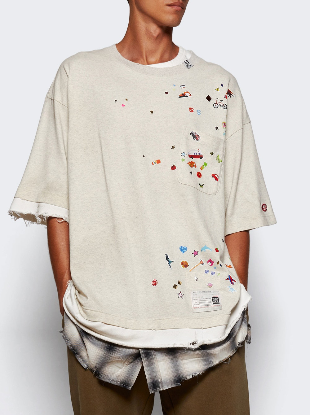 Maison MIHARAYASUHIRO Triple Layered Tee White | thewebster