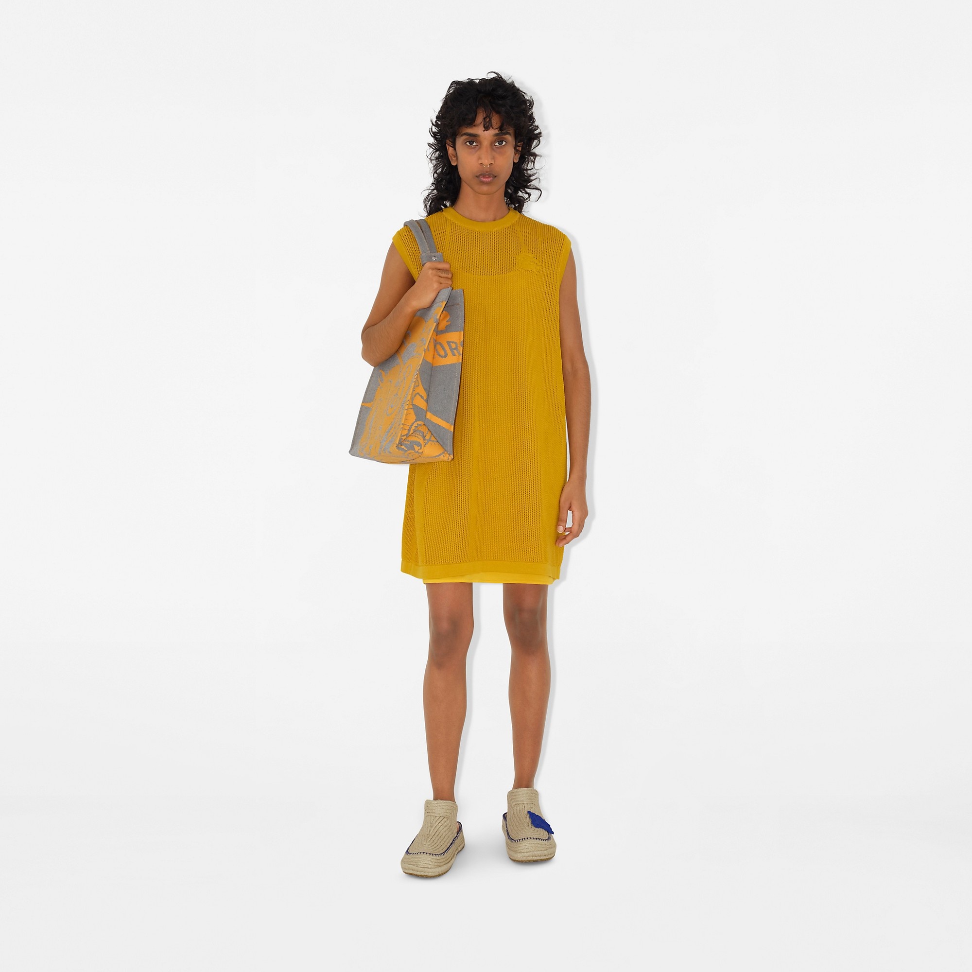 ■BURBERRY■コットンメッシュドレス Burberry Cotton Mesh Dress | REVERSIBLE