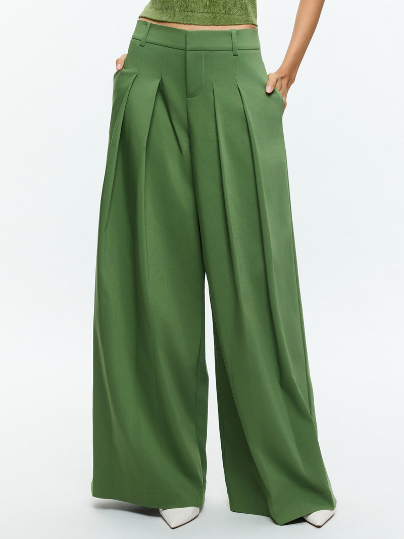 BLAIRE ULTRA LOW RISE PLEATED PANT 2
