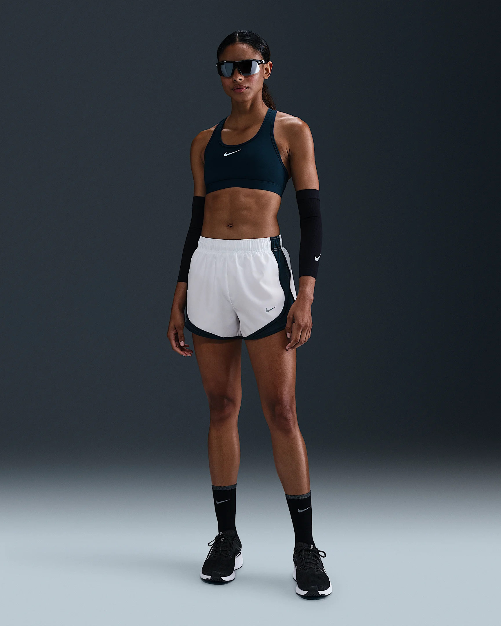 Nike Tempo Women's Dri-FIT Mid-Rise Brief-Lined Running Shorts - 1