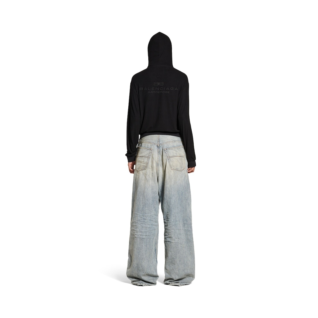 Men's Pull-up Pants in Blue - 4