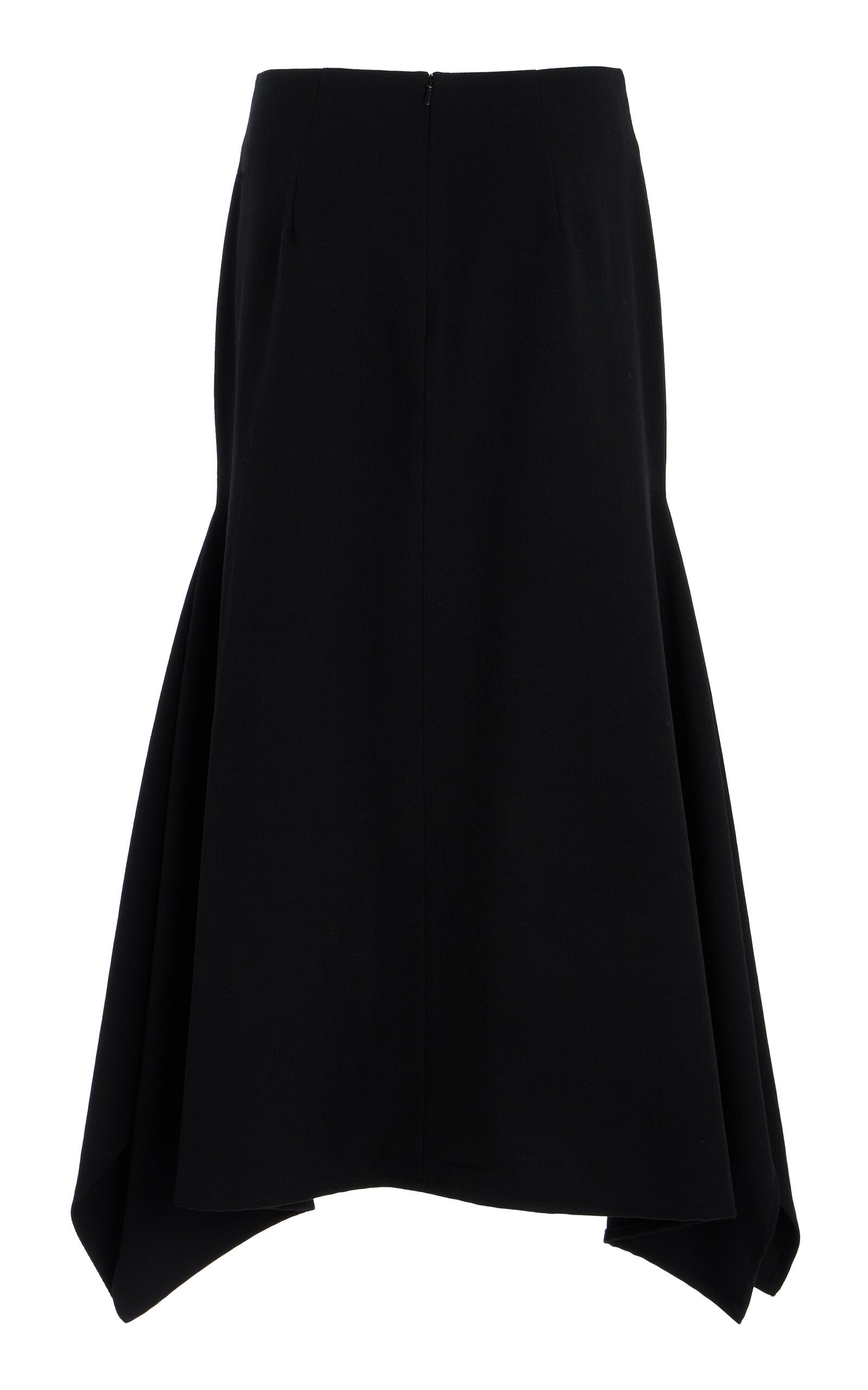 Wool Midi Skirt black - 3