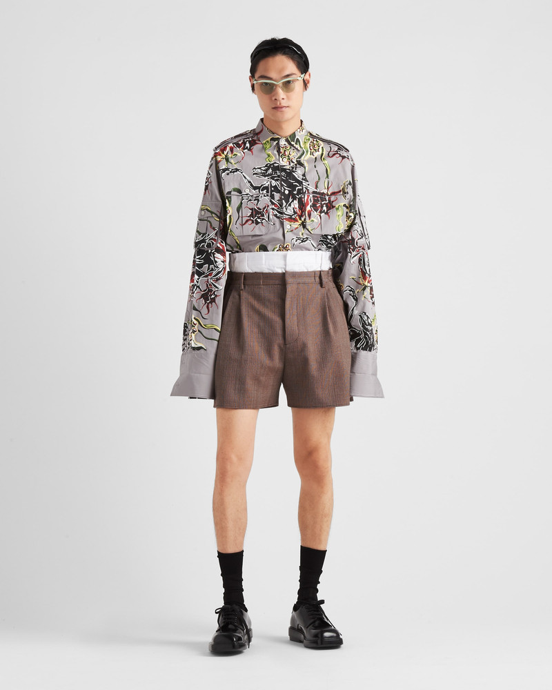 Prada Printed cotton shirt outlook