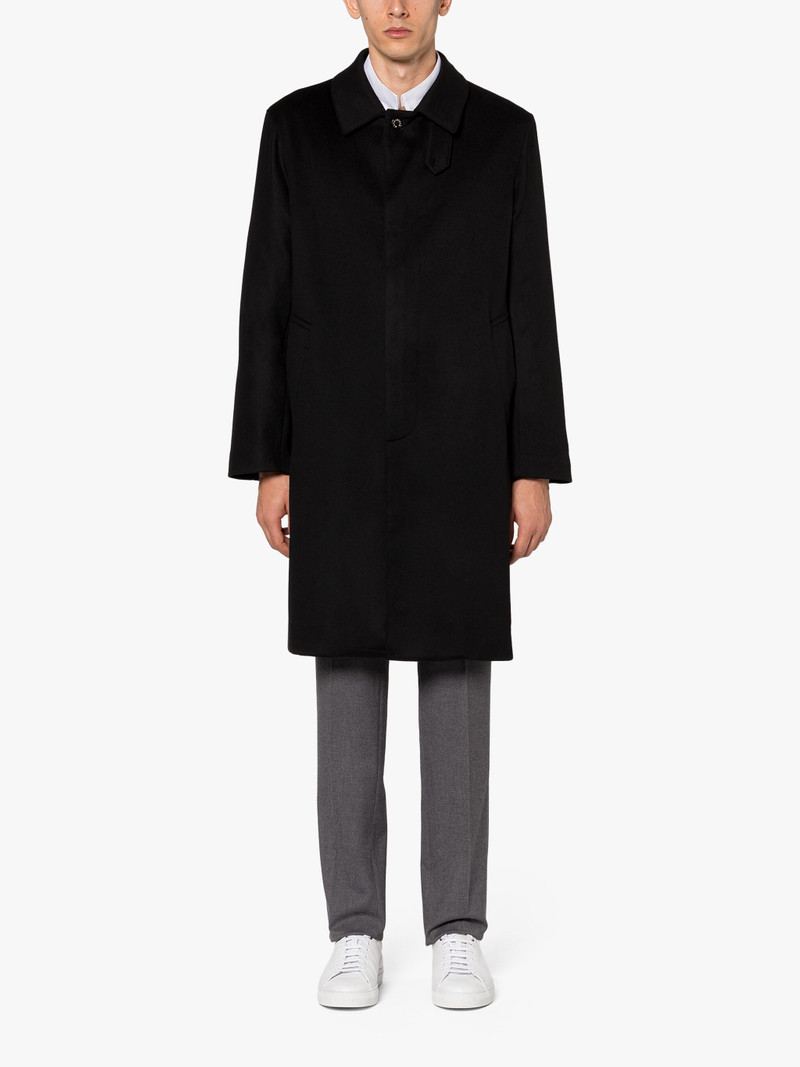 DUNKELD BLACK RAIN SYSTEM CASHMERE 3/4 COAT 3