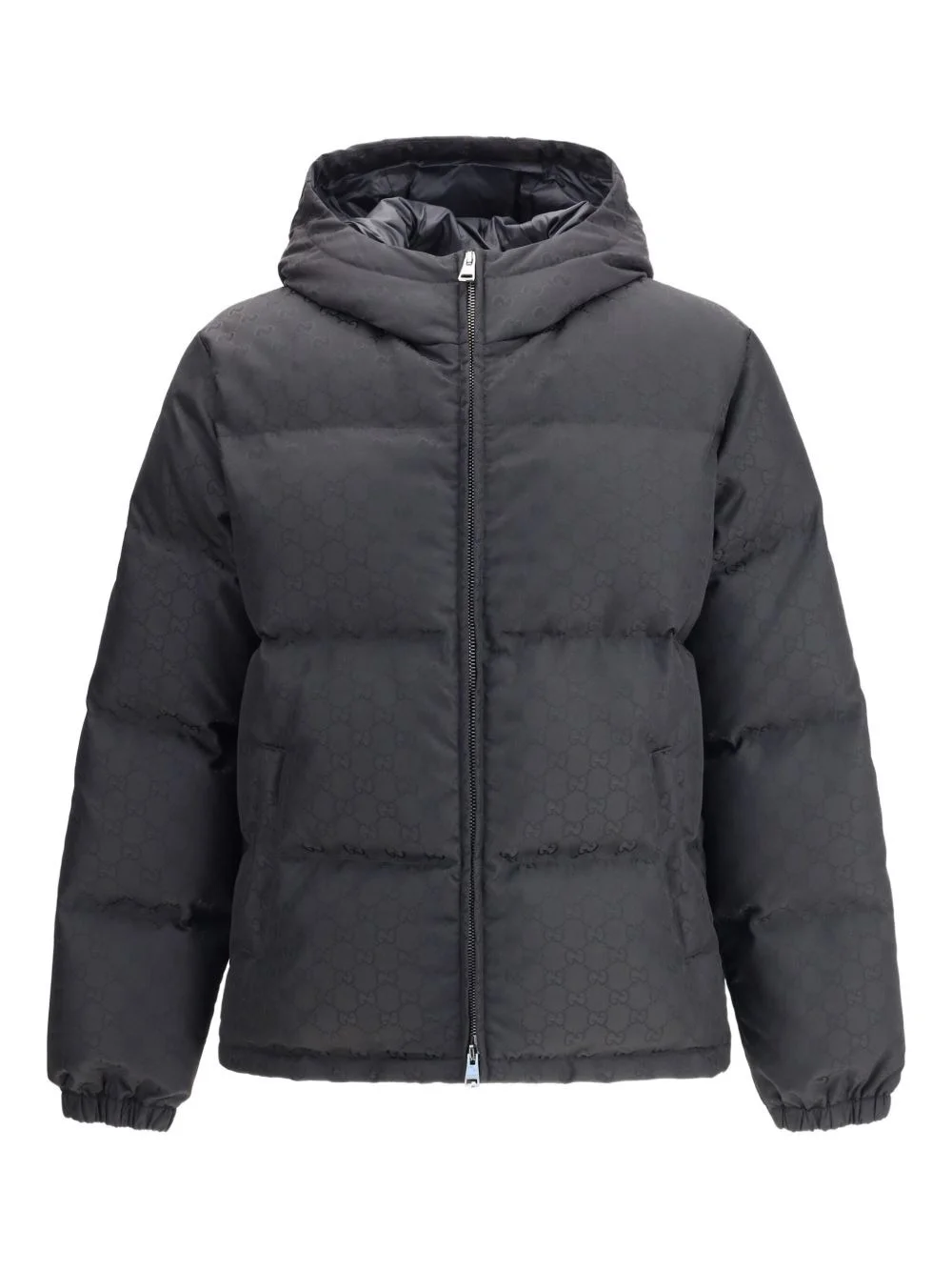 monogram quilted puffer jacket - 1