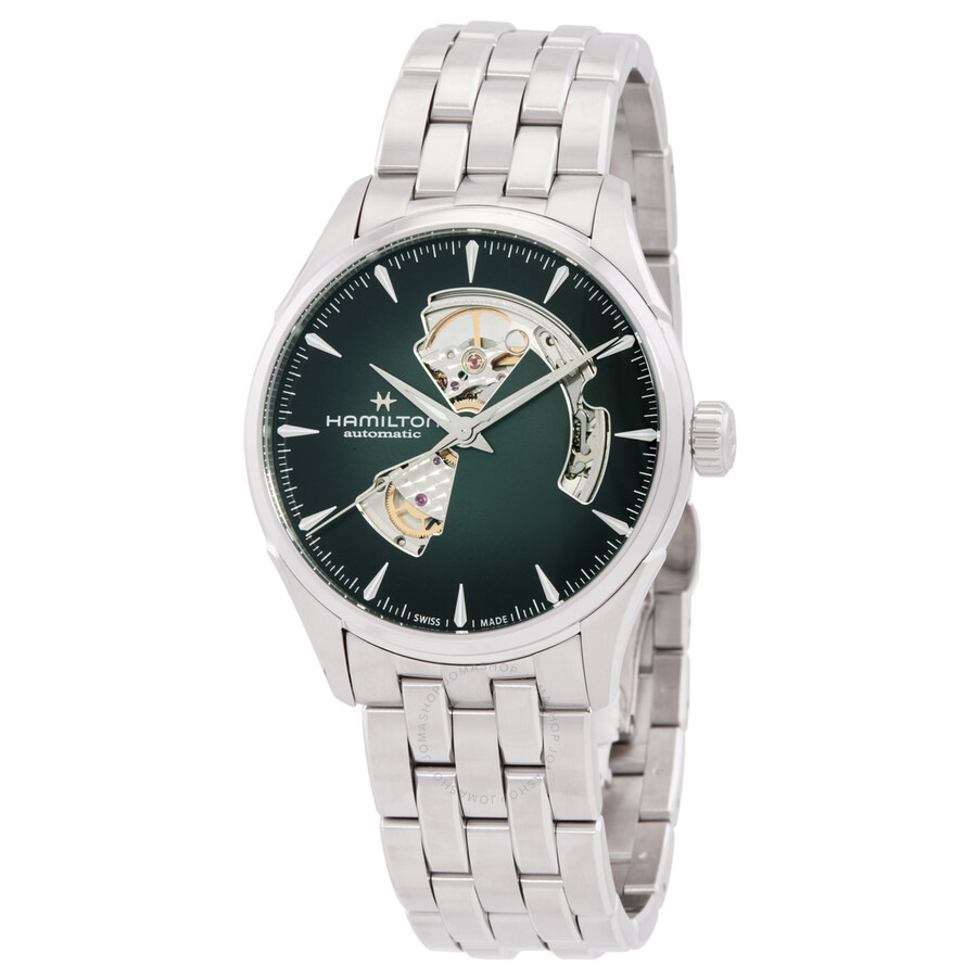 Hamilton - Hamilton Jazzmaster Open Heart Automatic Green Dial Men's Watch H32705160 - 1
