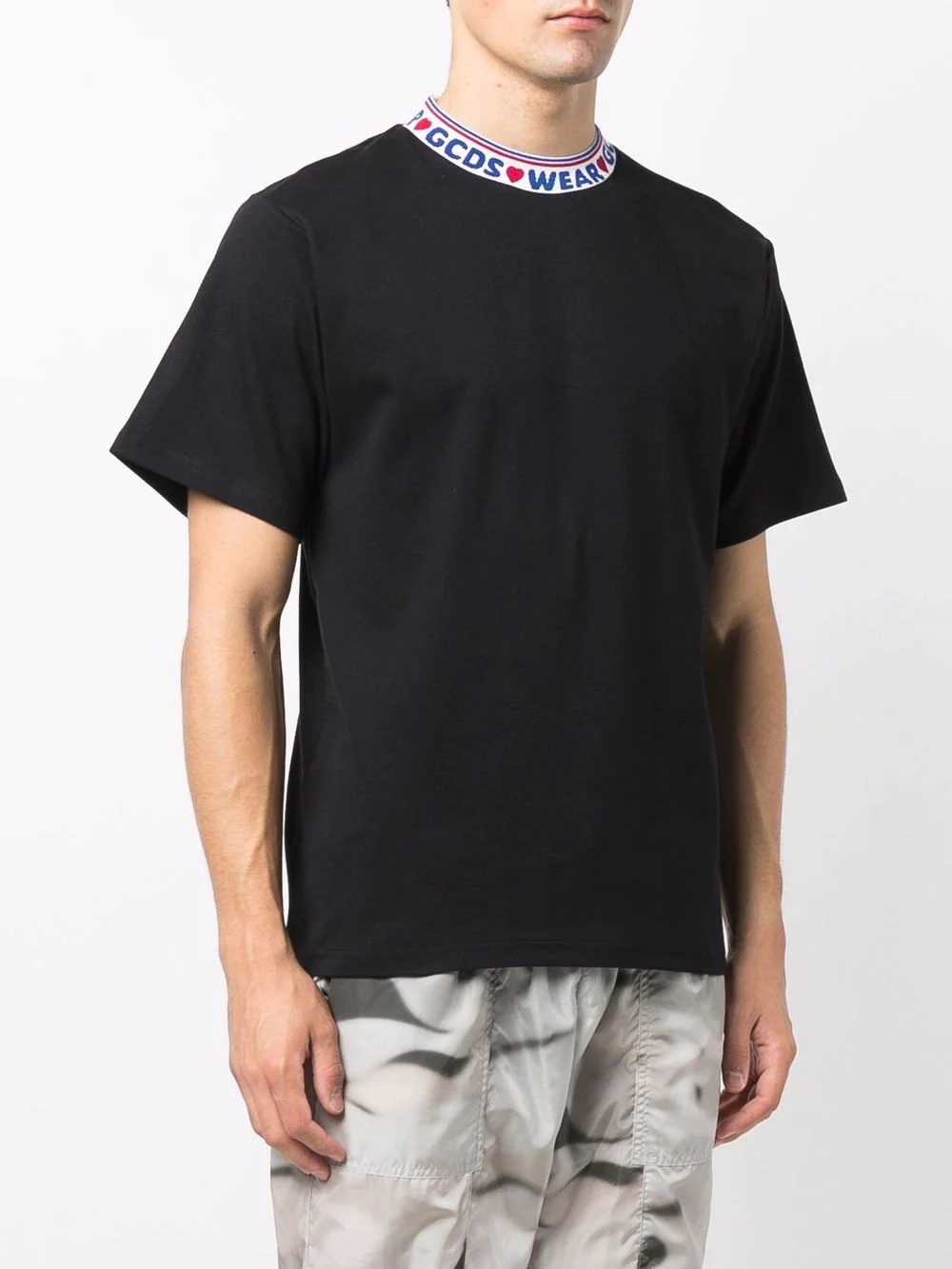 logo-collar T-shirt - 3