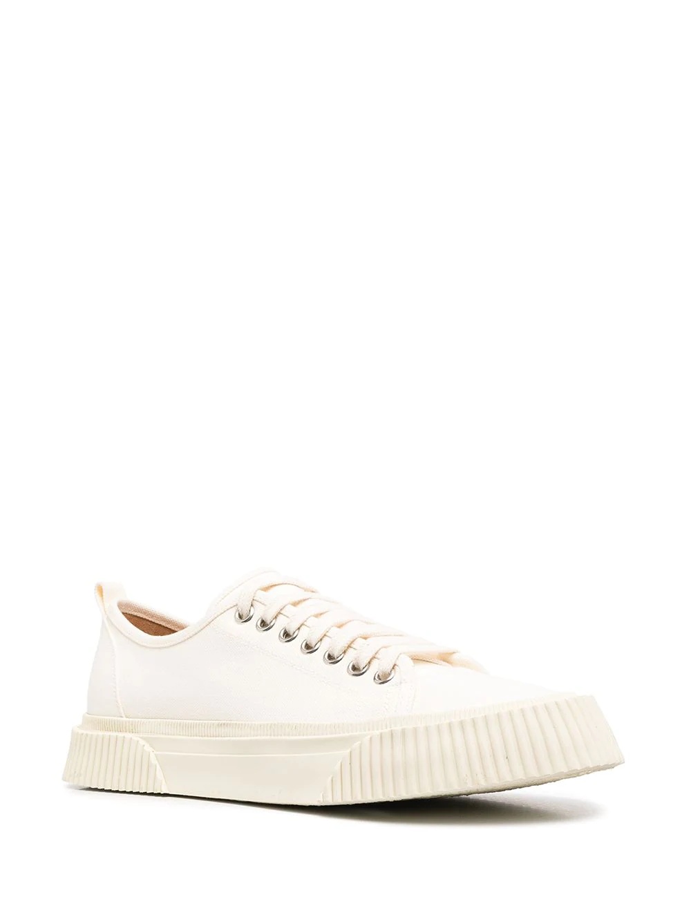 low-top flatform sneakers - 2