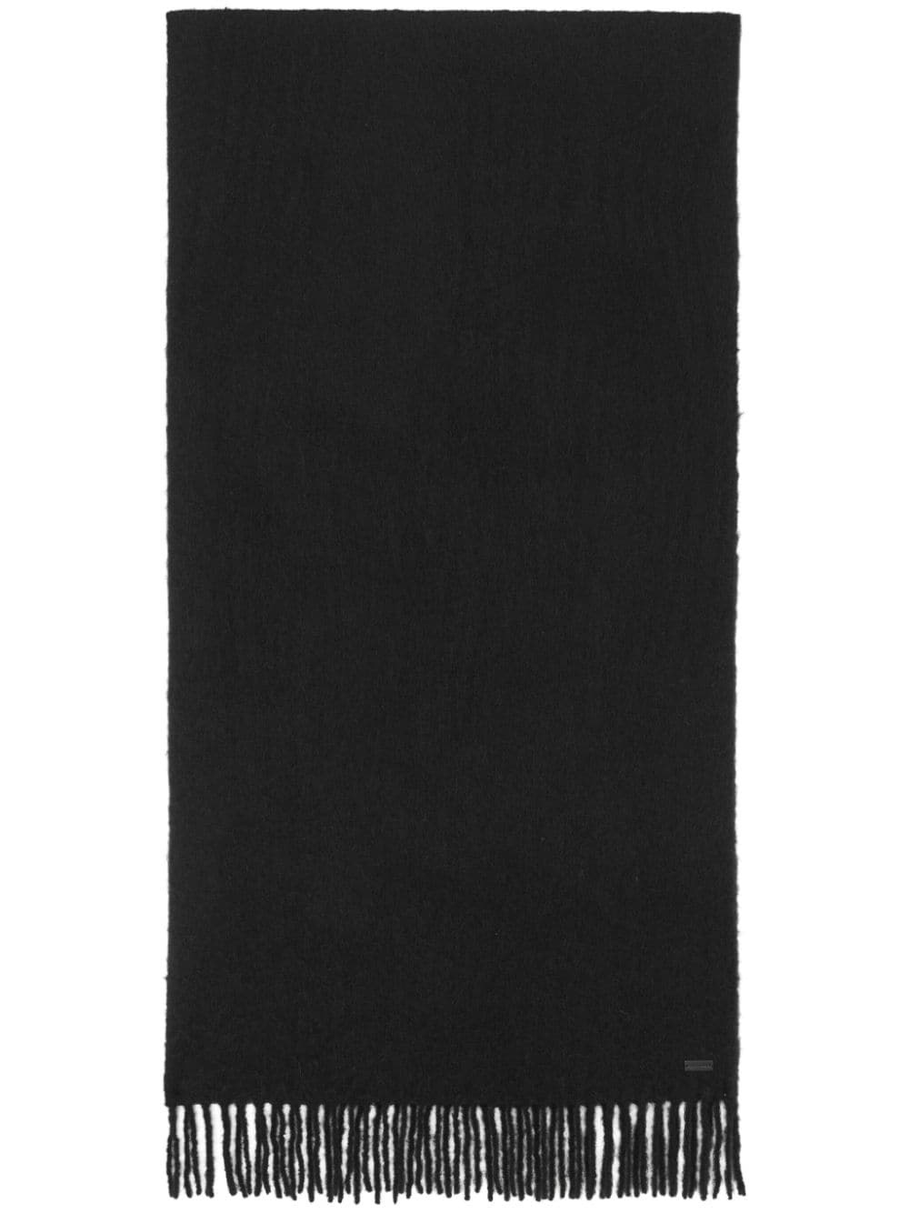 SAINT LAURENT ring-bound fringed scarf | farfetch | REVERSIBLE