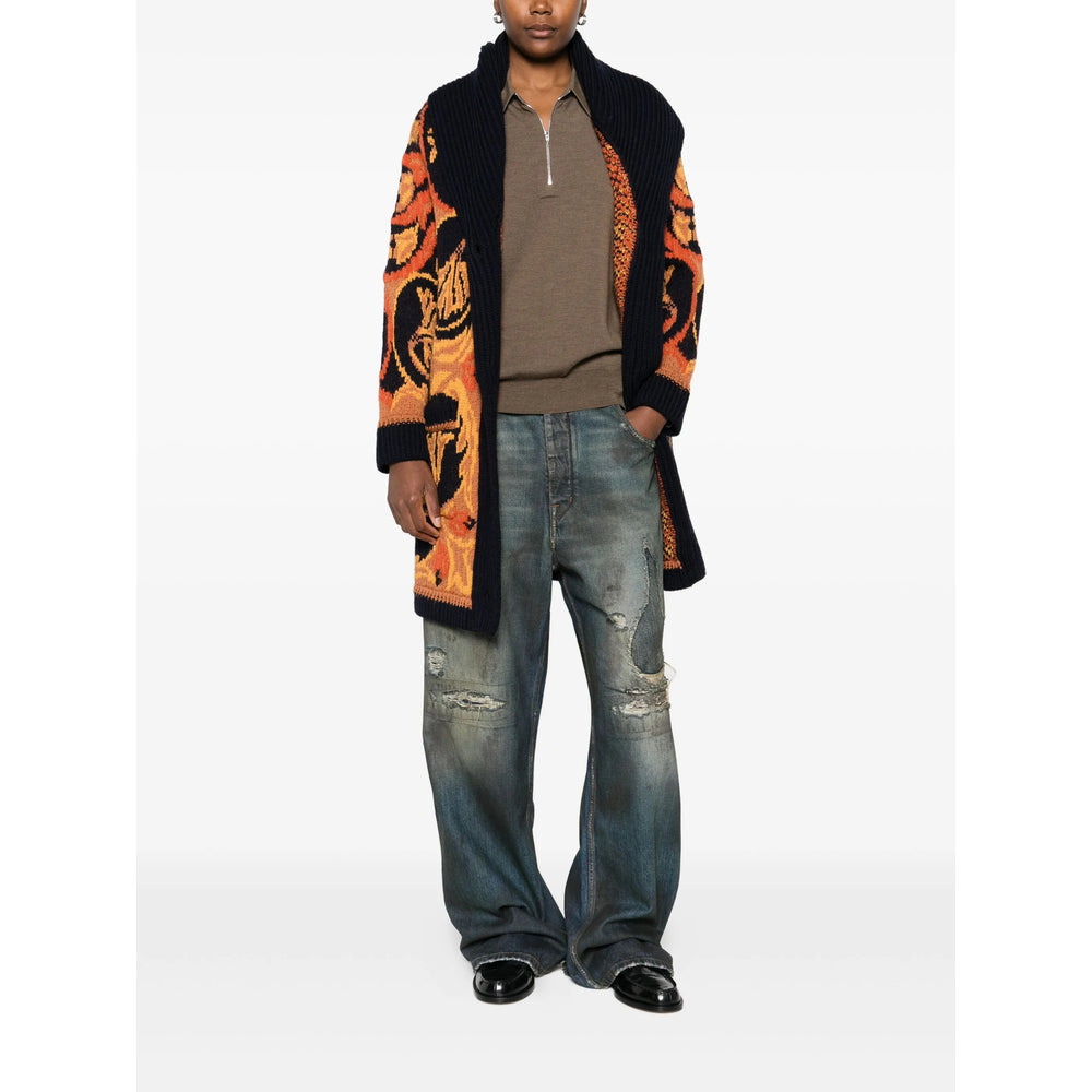 Etro Orange Coats - Oversized Coats Women - 3