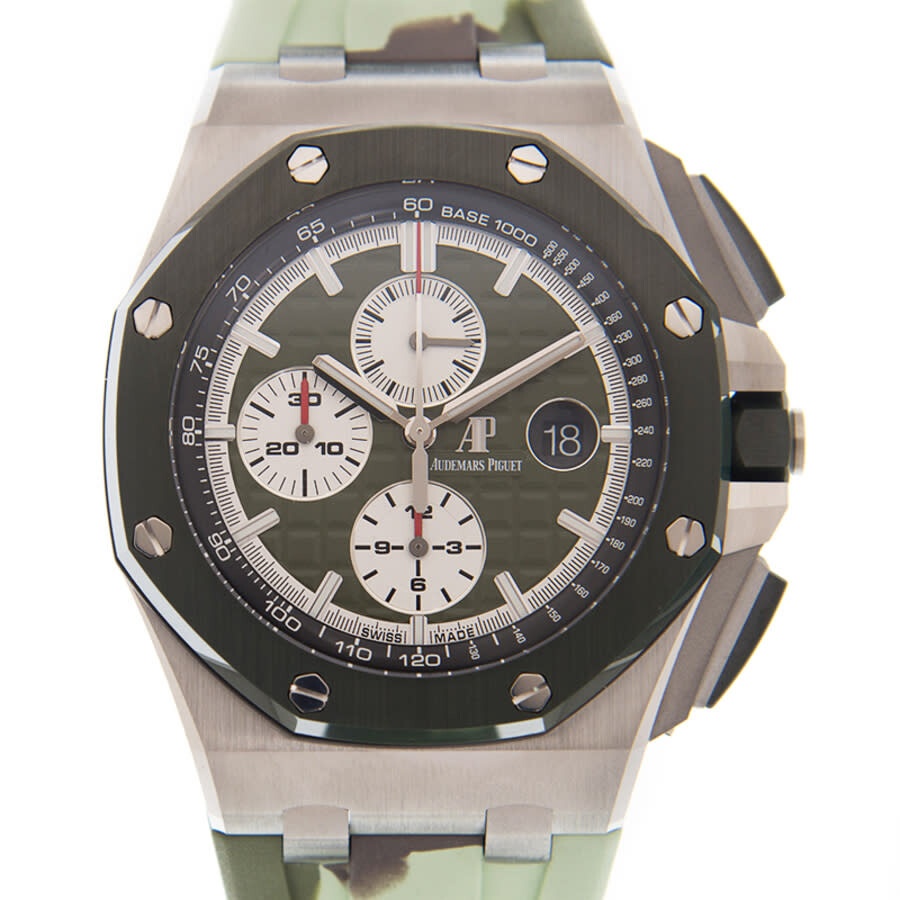 Audemars Piguet Royal Oak Offshore Chronograph Green Dial Men's Watch 26400SO.OO.A055CA.01 - 2