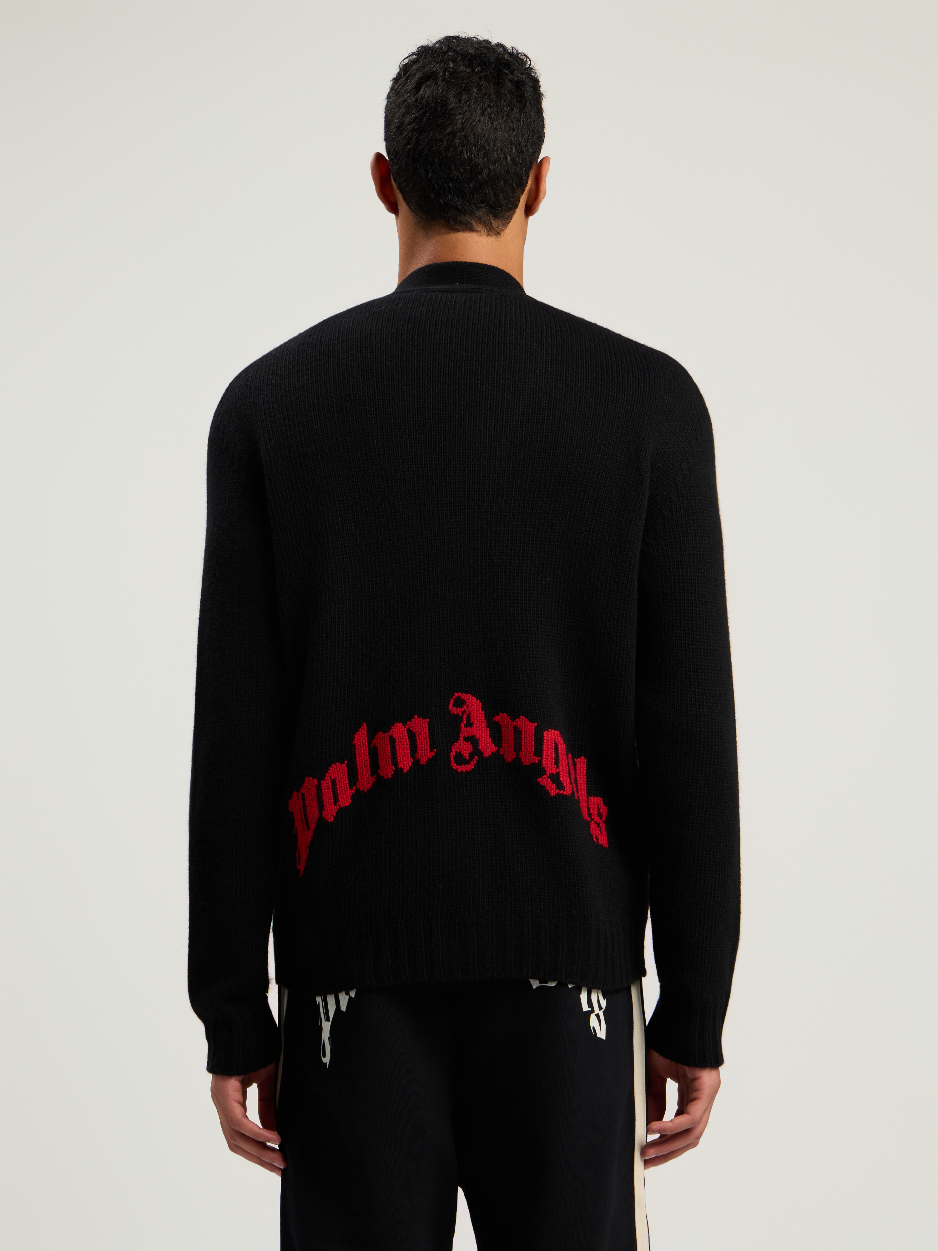 Curved Logo Cardigan - 4