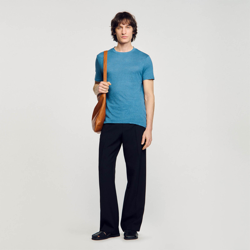Sandro LINEN T-SHIRT outlook