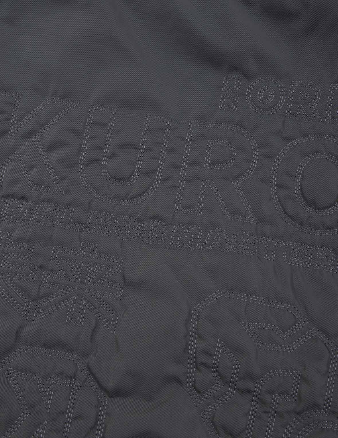 Multi Logo Embroidery Mock 3-in-1 Padded Bomber Jacket - 9