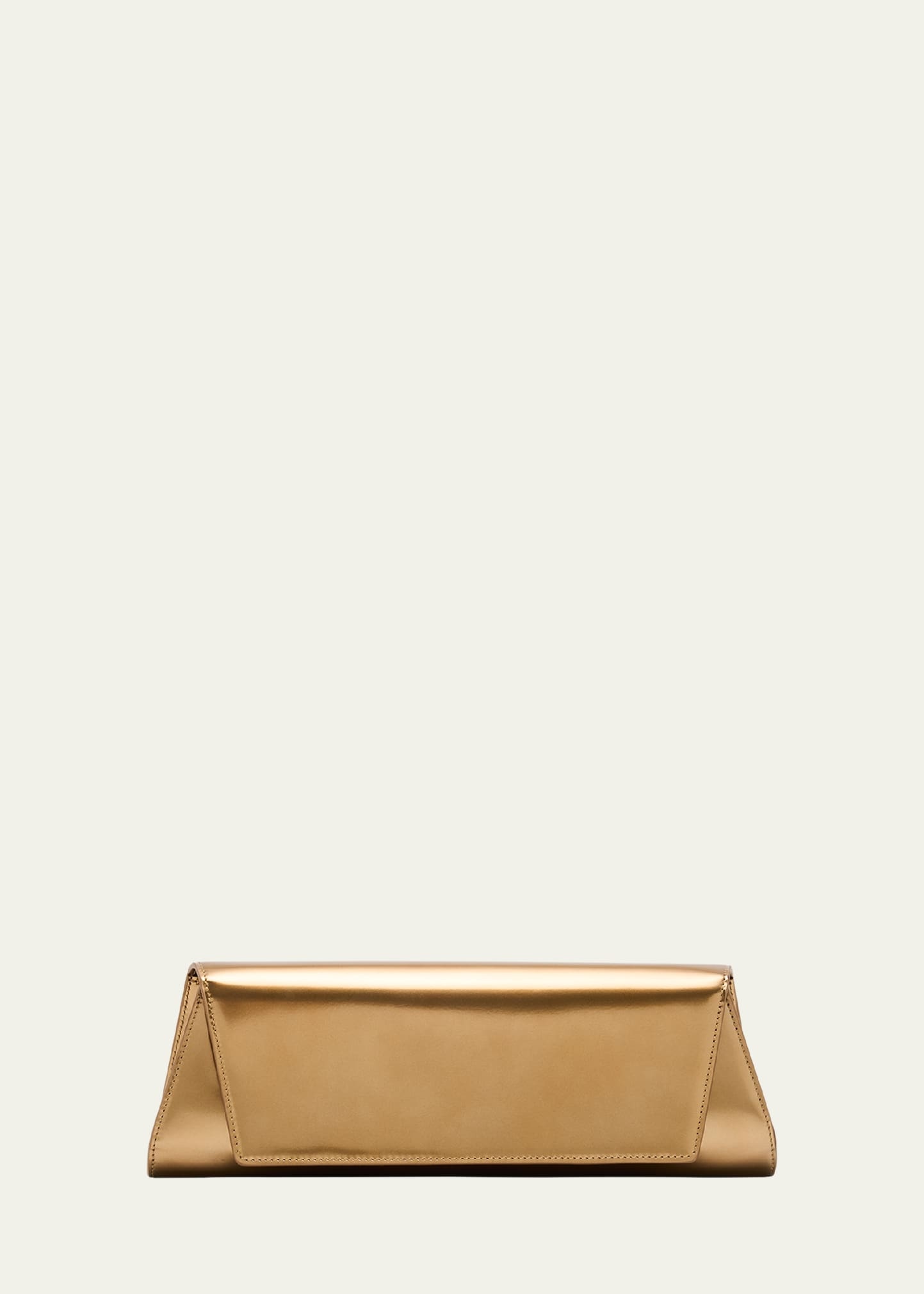 Anouk Small Metallic Leather Clutch Bag - 1