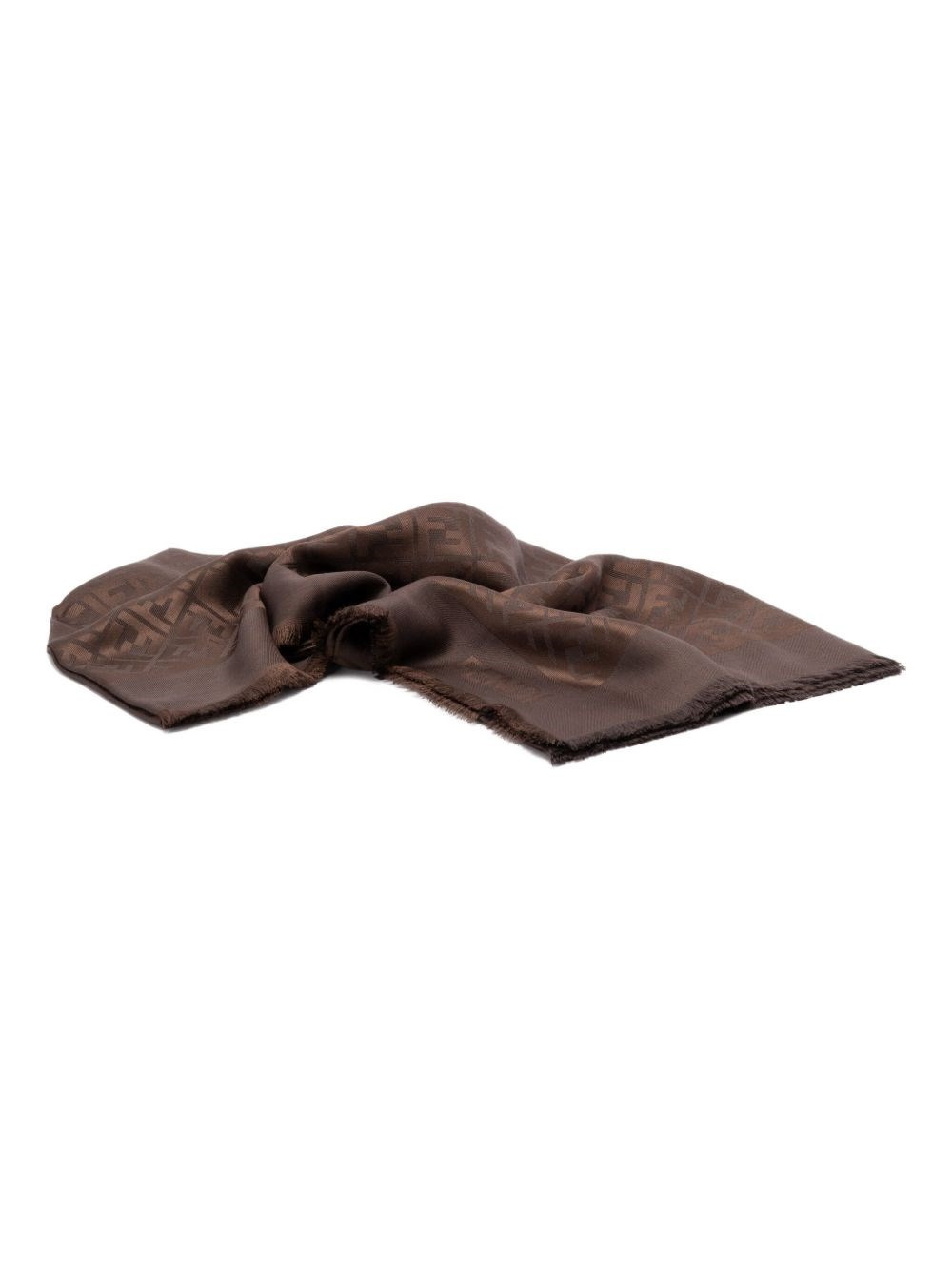 FF silk and wool scarf - 3