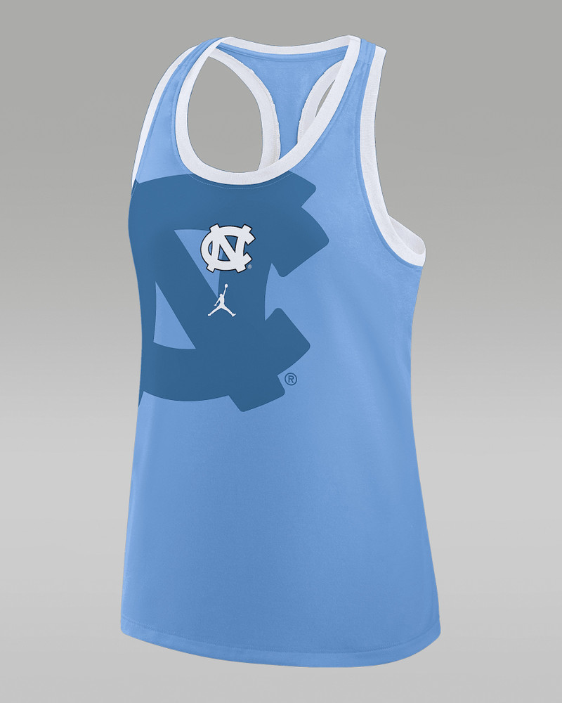 North Carolina Primetime Shadow Women's Jordan Brand College Racerback Tank Top 1