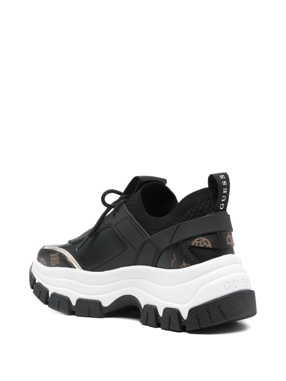 logo-panelled sneakers - 3