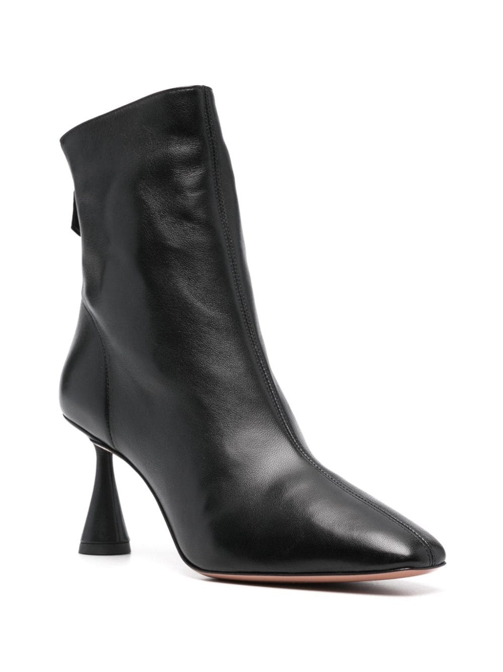 70mm leather ankle boots - 2