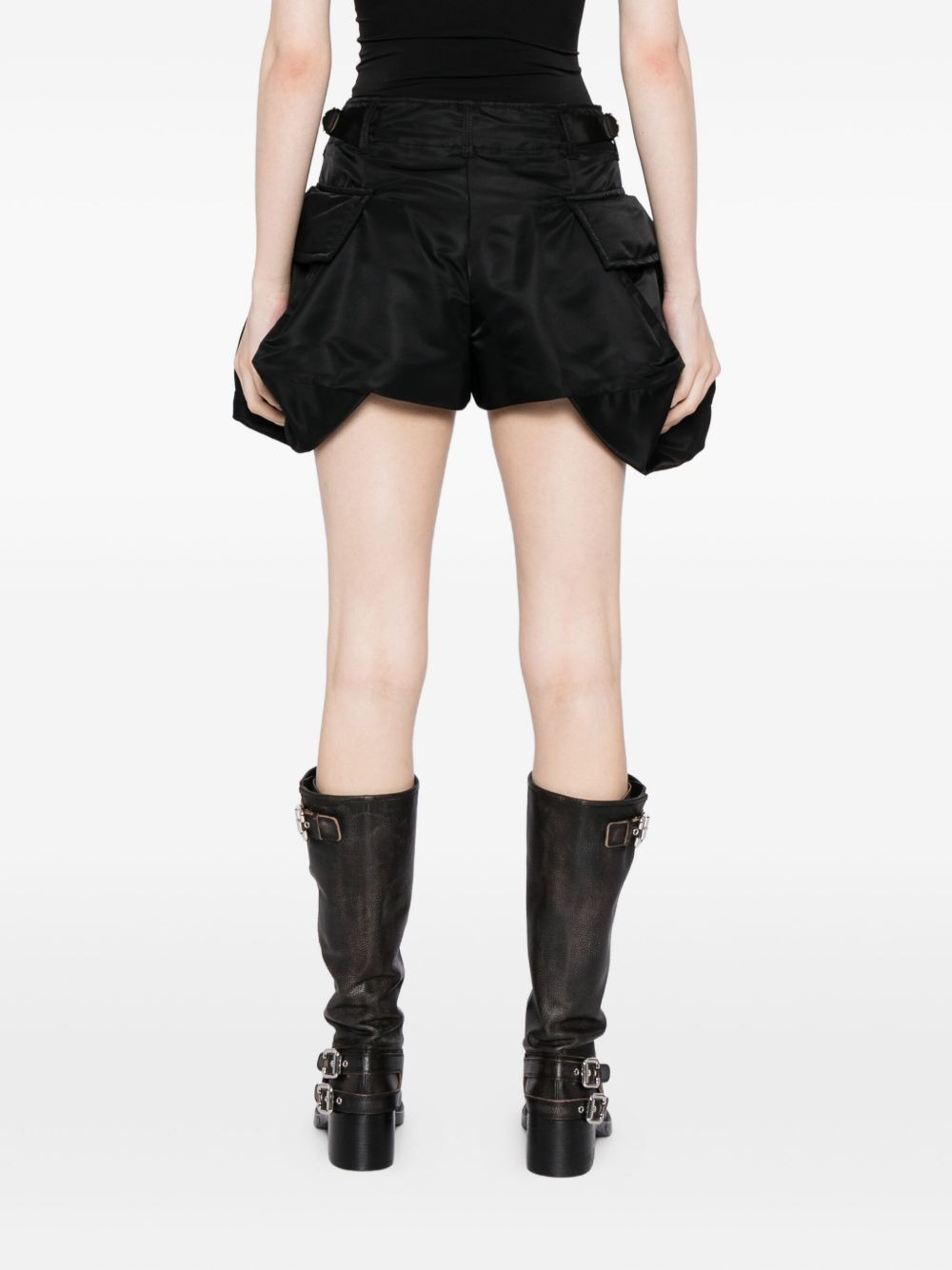 puffball-hem shorts - 4