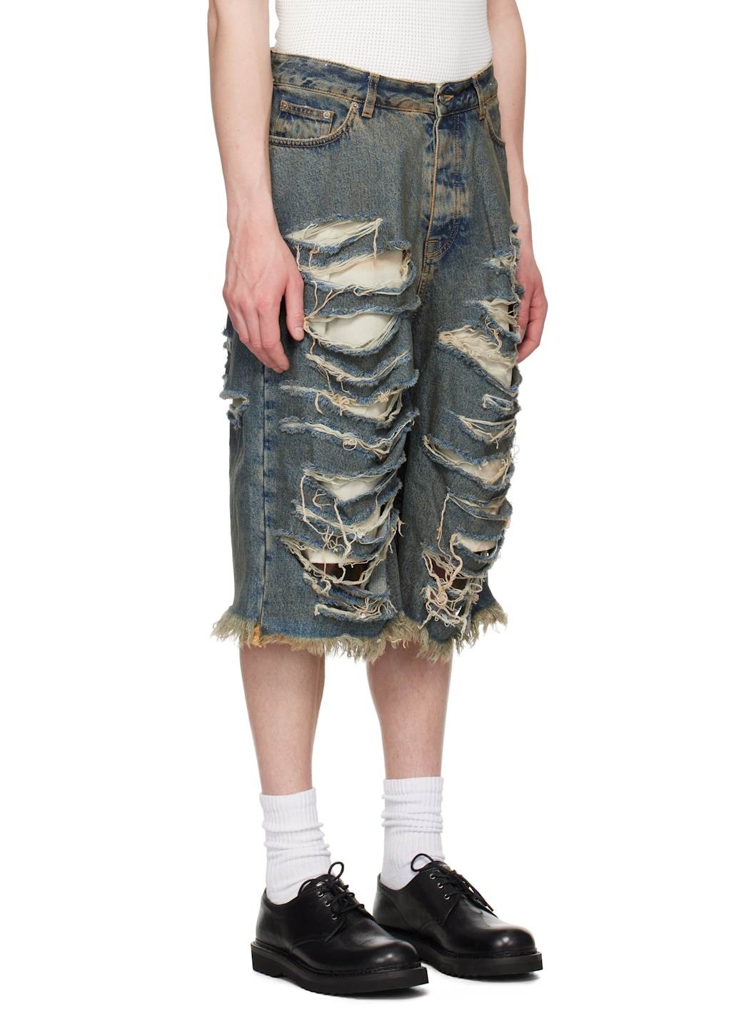 Blue Big Daddy Denim Shorts - 2