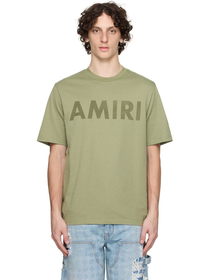 Green 'AMIRI' Stencil T-shirt 1