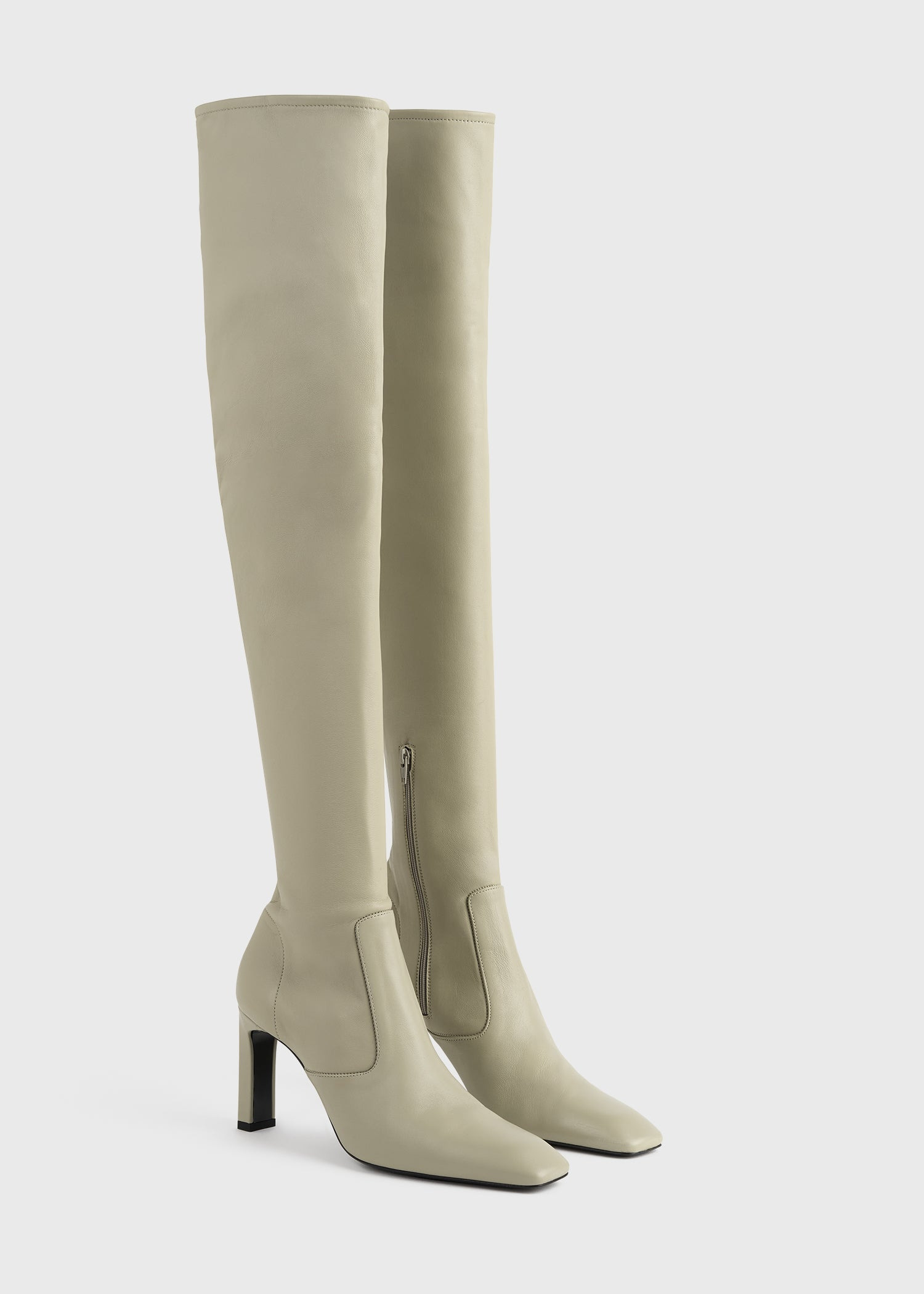 Nappa over-the-knee boots rye - 7
