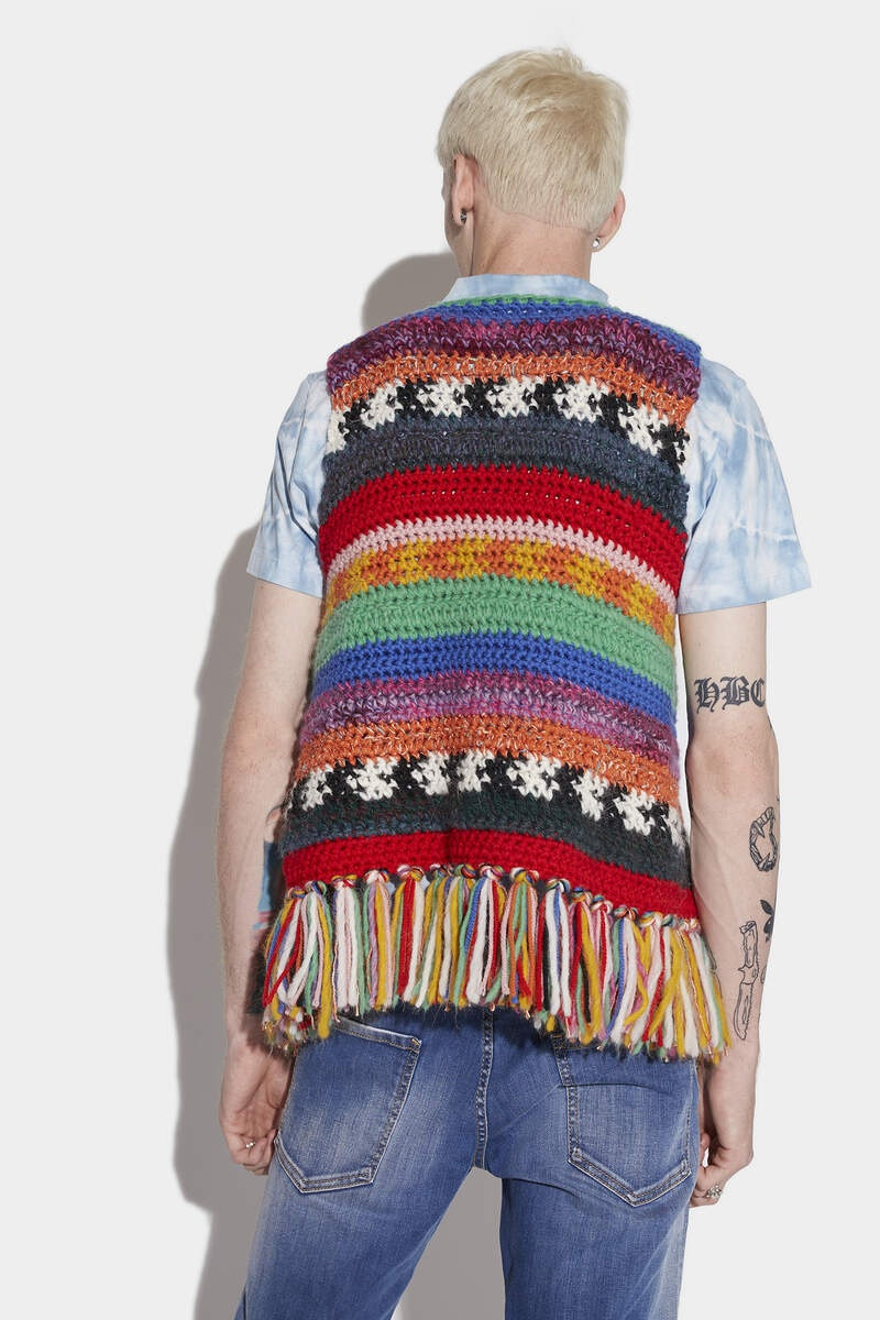 DSQUARED2 CROCHET VEST outlook