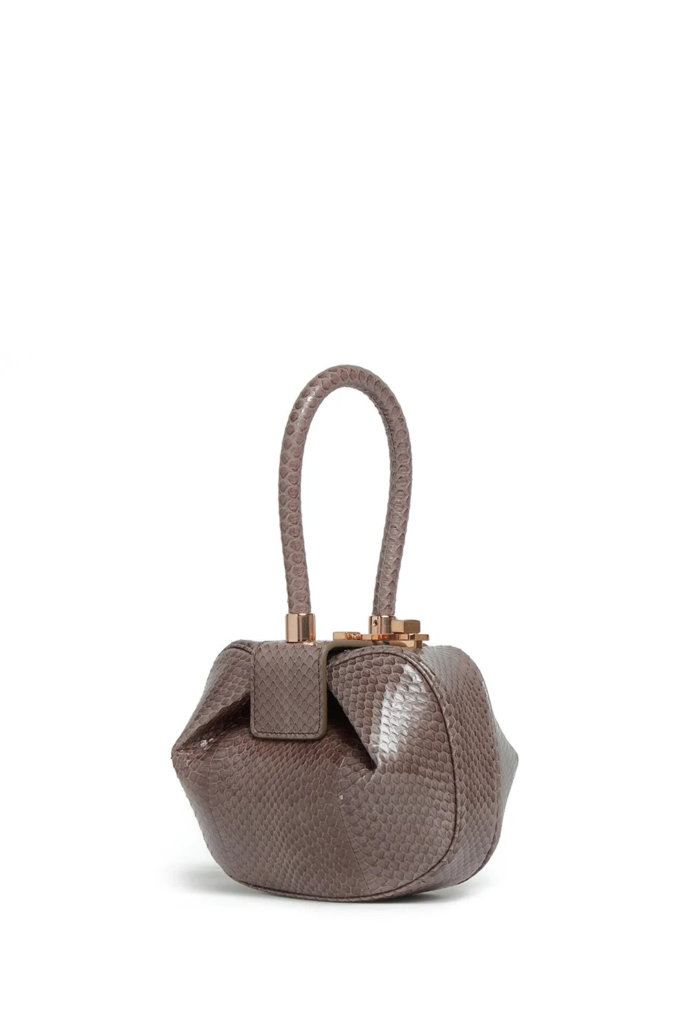 Demi Bag in Charcoal Snakeskin - 1