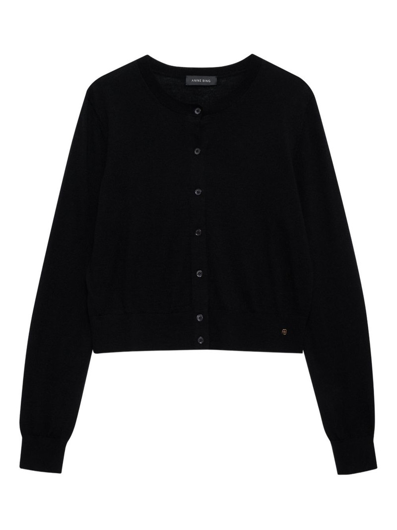 buttoned long-sleeve cardigan 1