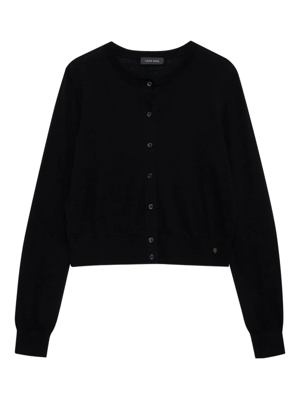 buttoned long-sleeve cardigan - 1