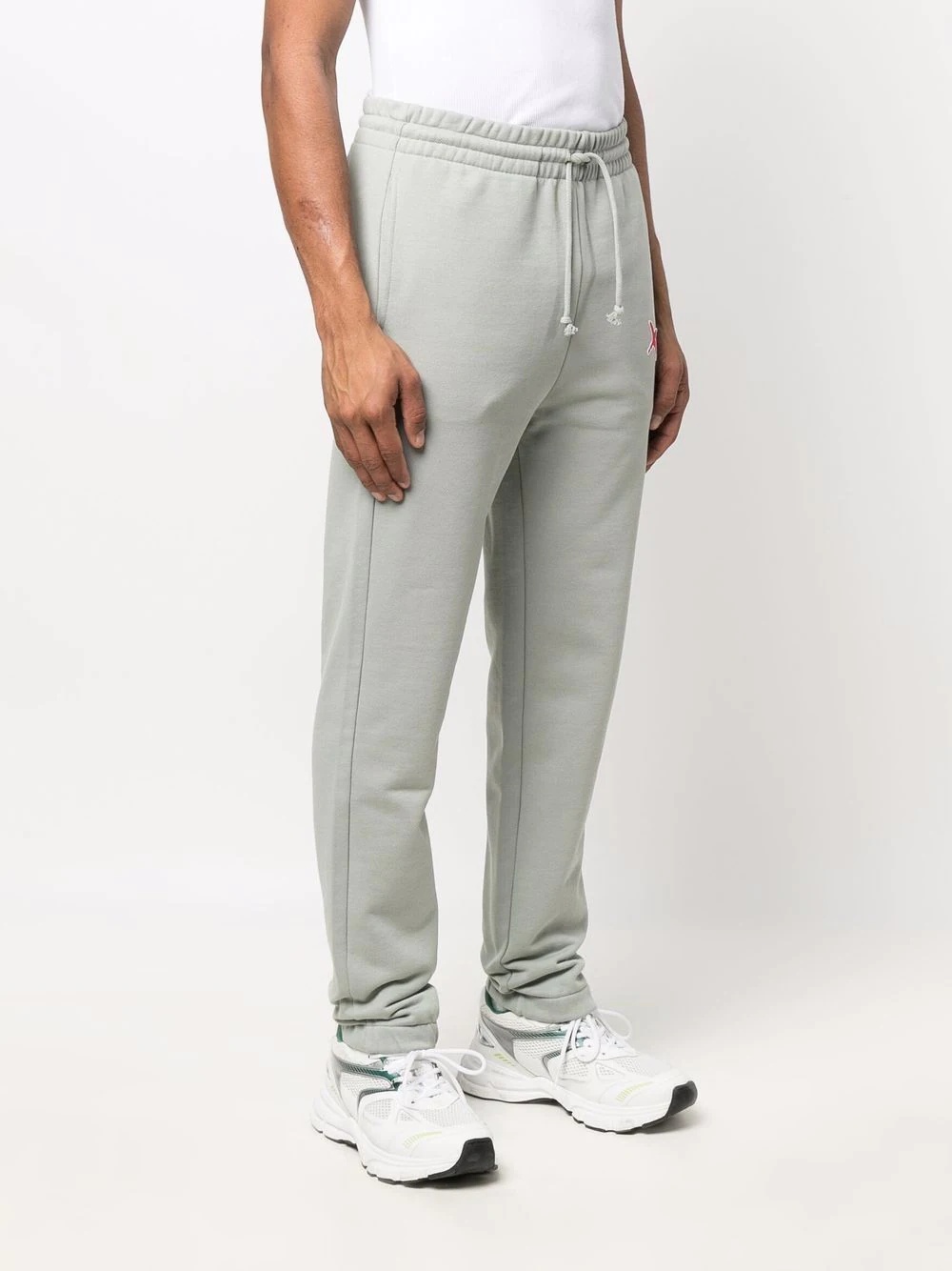 burd-patch track pants - 3