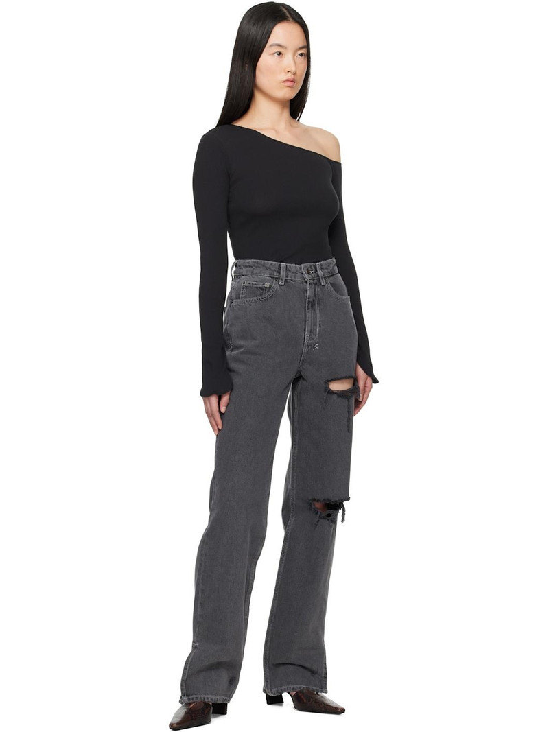 Ksubi Gray Straight Playback Jeans outlook