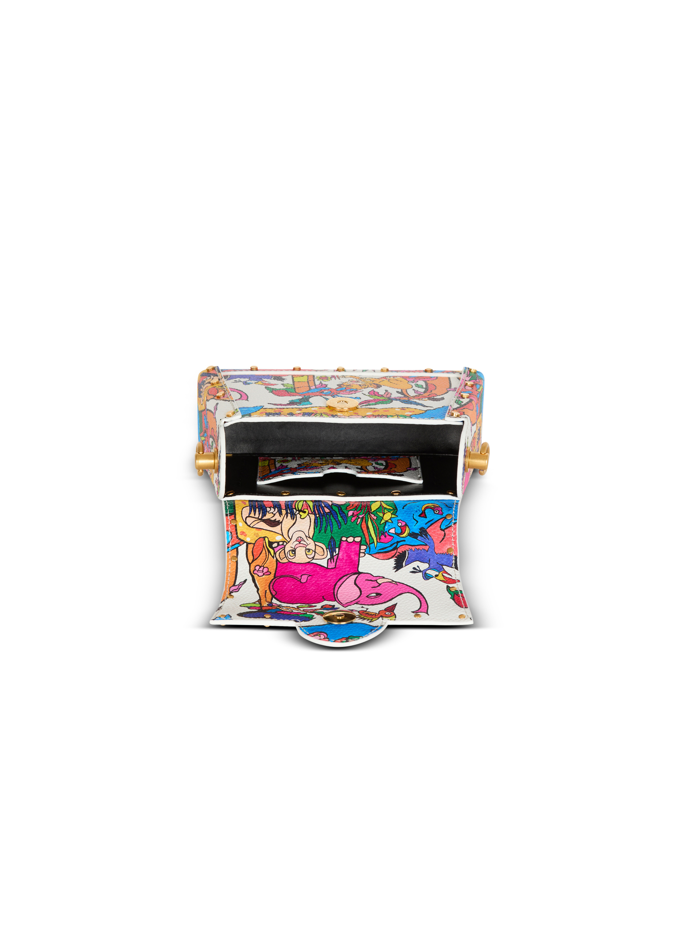 Disney x Balmain: The Lion King - B-Buzz Dynasty Small bag in Enfant Précoce print - 6