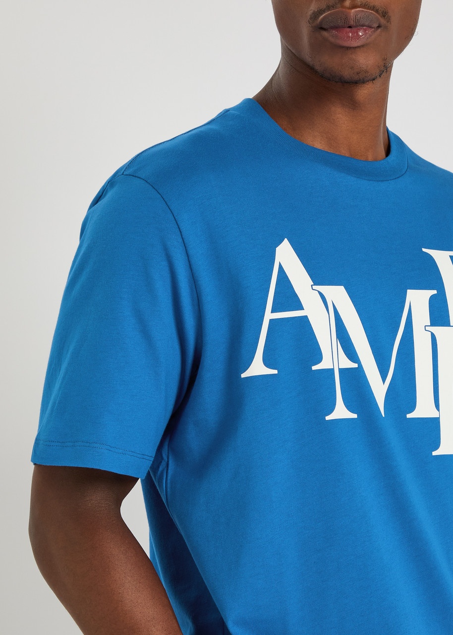 Amiri Staggered Logo Cotton T-shirt - 5