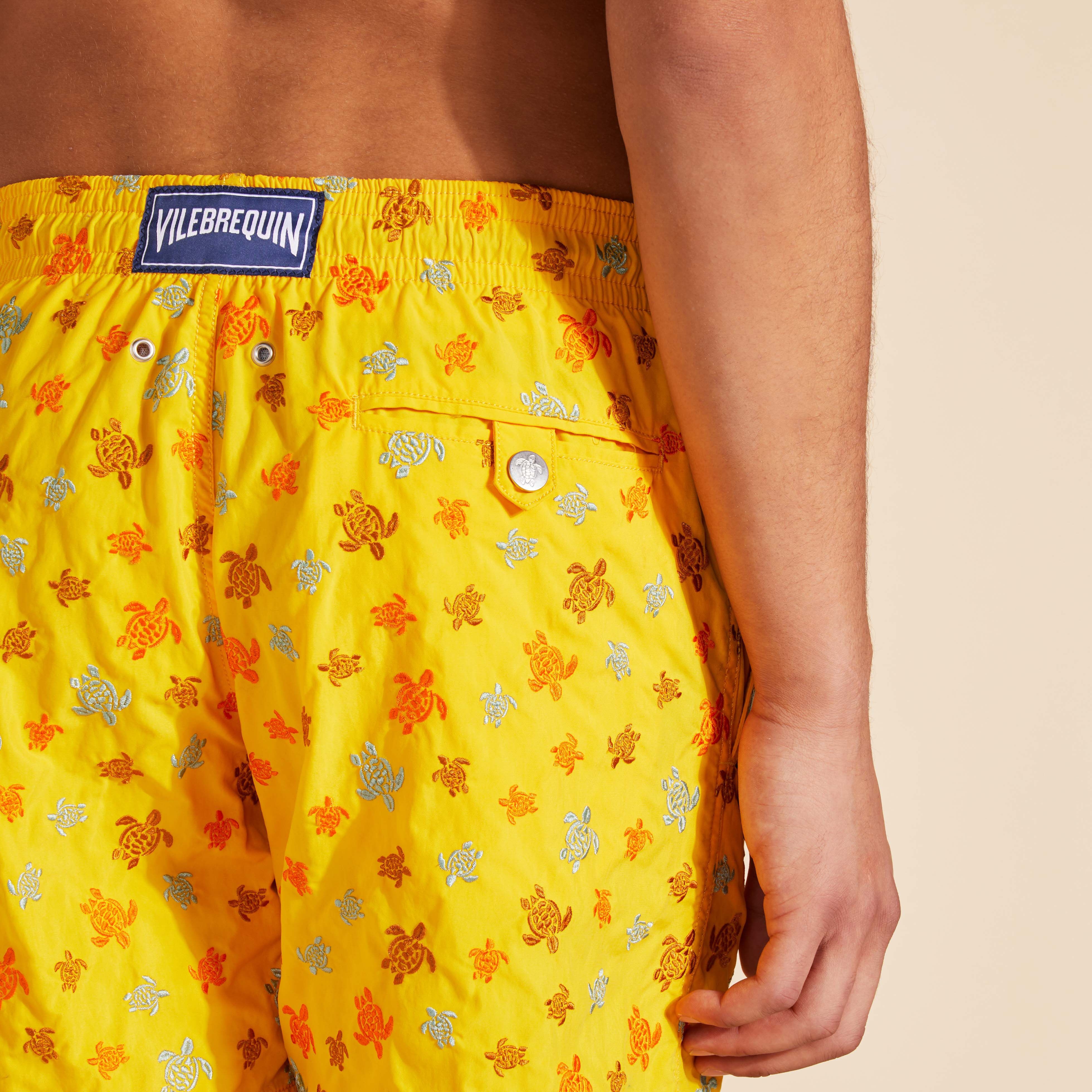 Men Swim Shorts Embroidered Ronde des Tortues - Limited Edition - 6