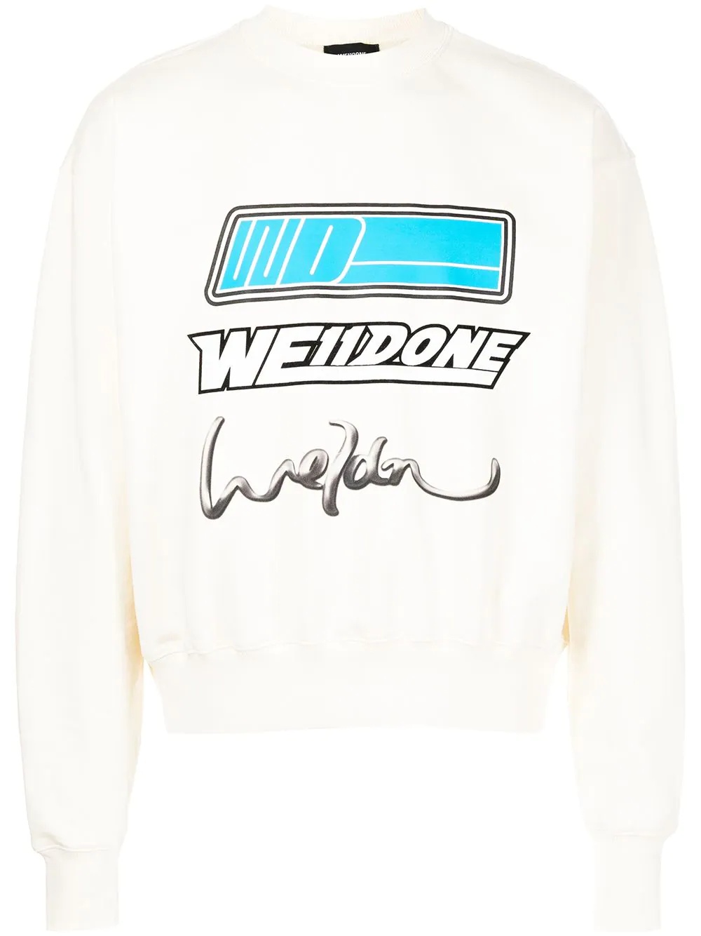 logo-patch sweatshirt - 1