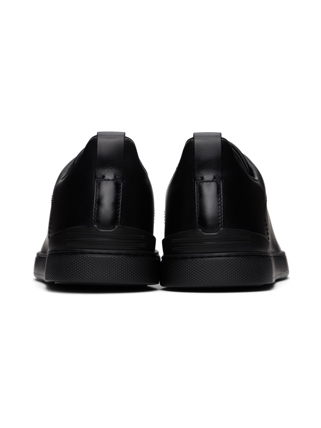 Black Triple Stitch Sneakers - 2