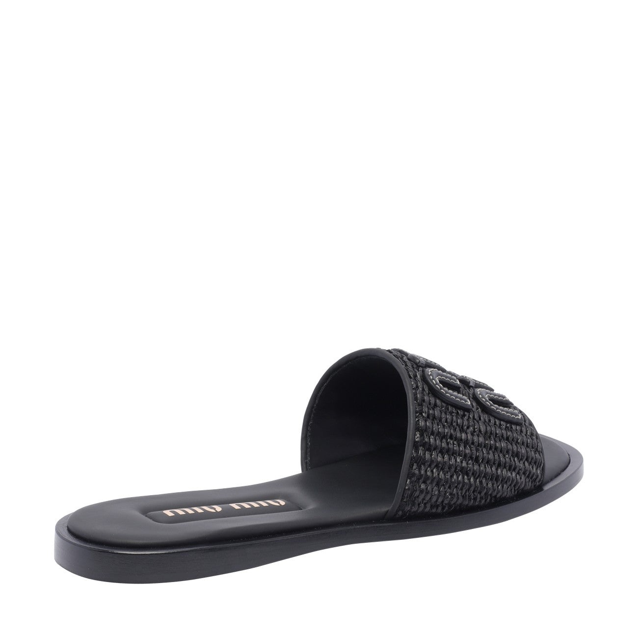 Miu Miu Miu Miu Women Logo Slide Sandals | luosophy | REVERSIBLE